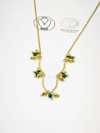 Collier en acier inoxydable - VERT
