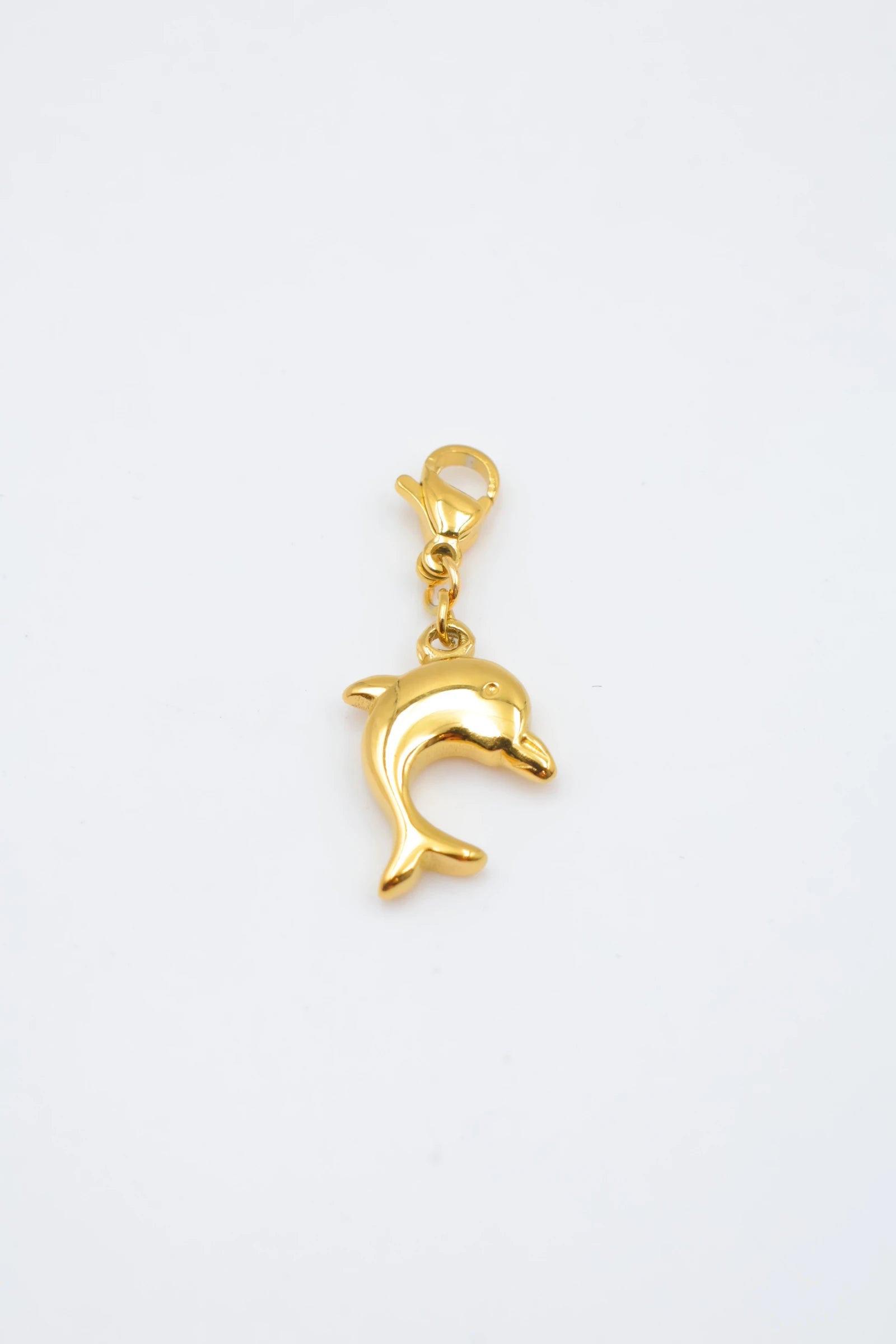 Pendentif dauphin en acier inoxydable - DORÉ