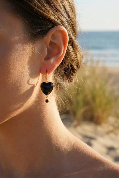 Boucles d’oreilles en acier inoxydable