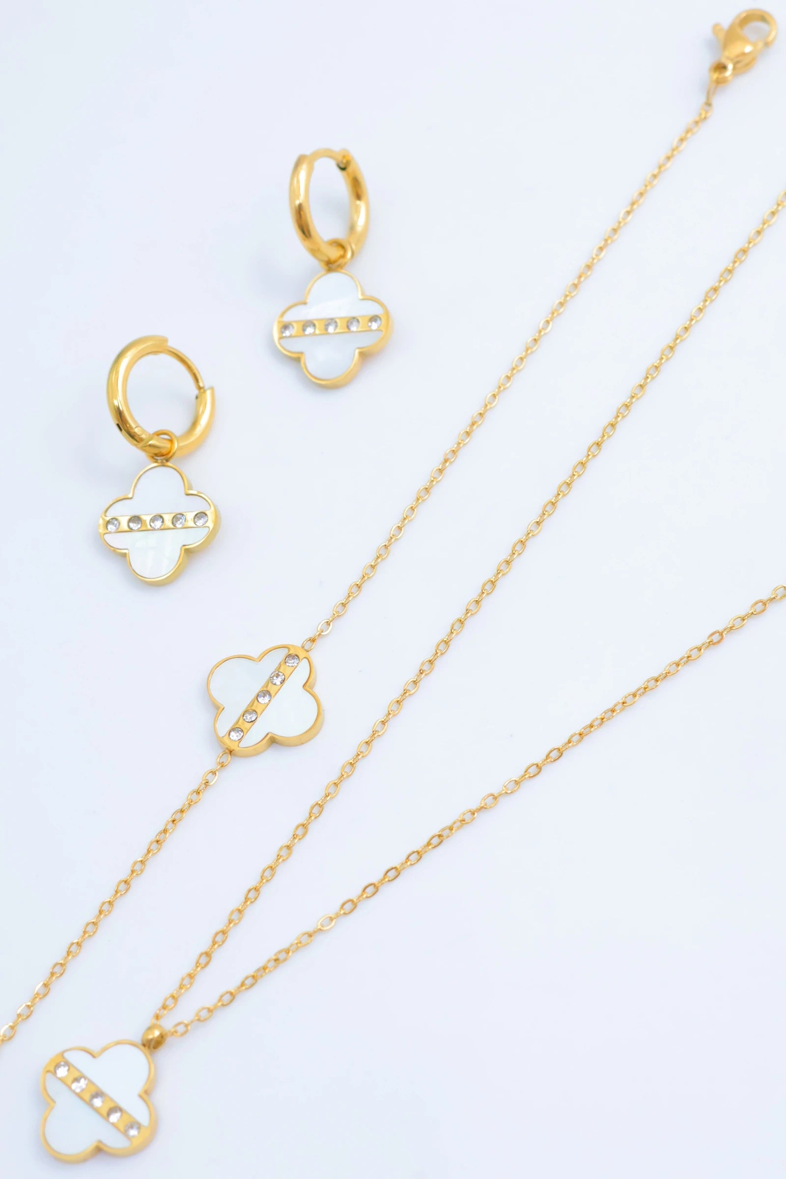 Parure de bijoux en acier inoxydable - DORÉ