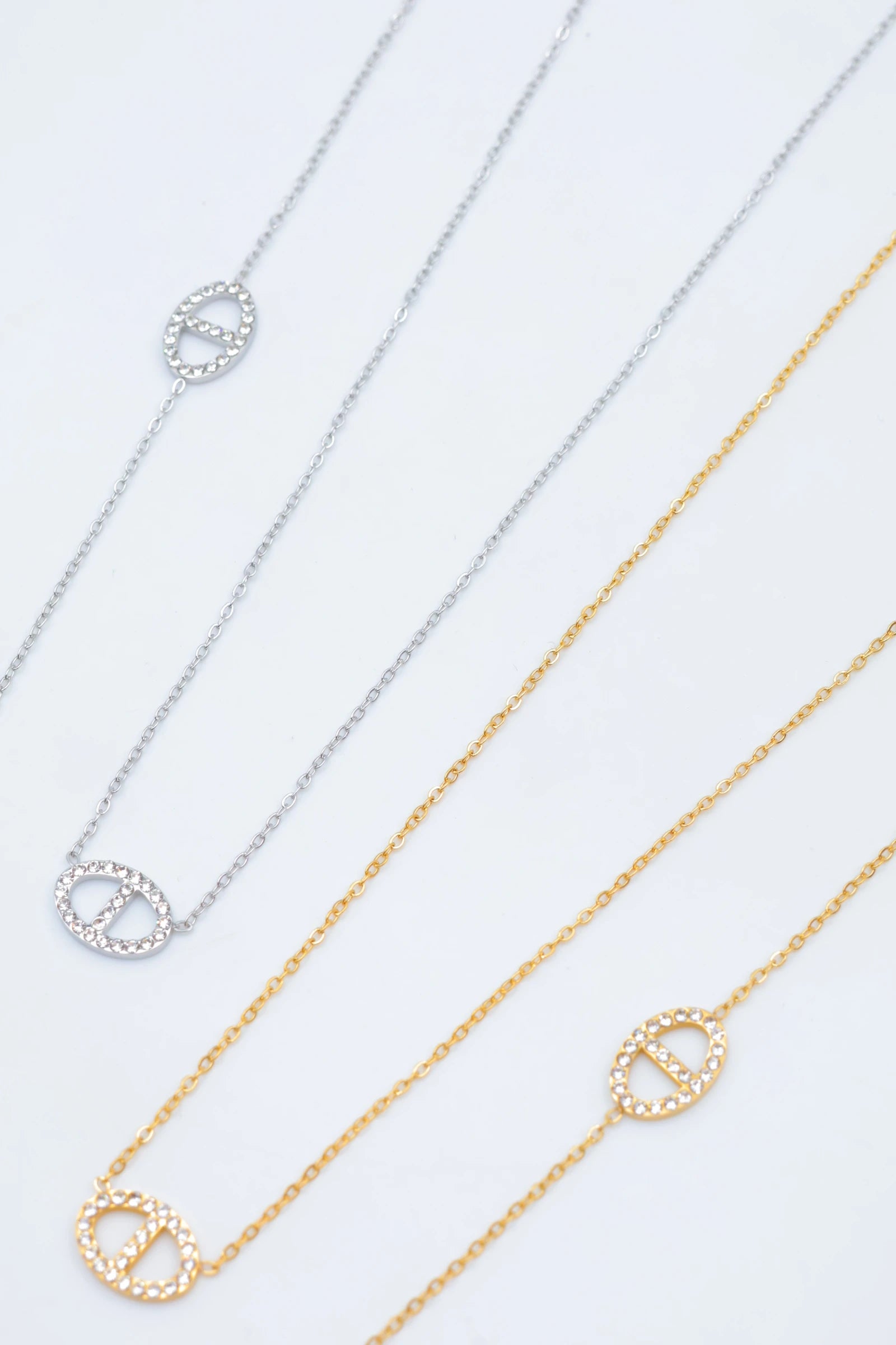 Parure de bijoux en acier inoxydable - DORÉ
