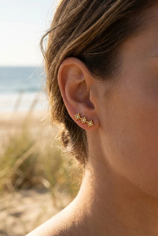 Boucles d’oreilles en acier inoxydable