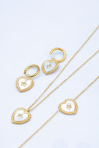 Parure de bijoux en acier inoxydable - DORÉ