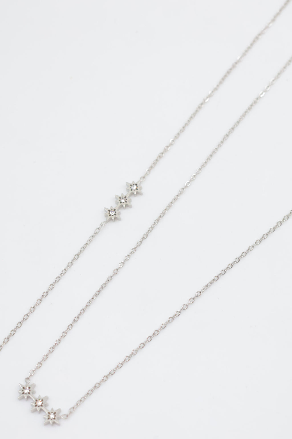 Parure de bijoux en acier inoxydable - ARGENT