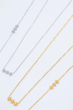 Parure de bijoux en acier inoxydable - DORÉ