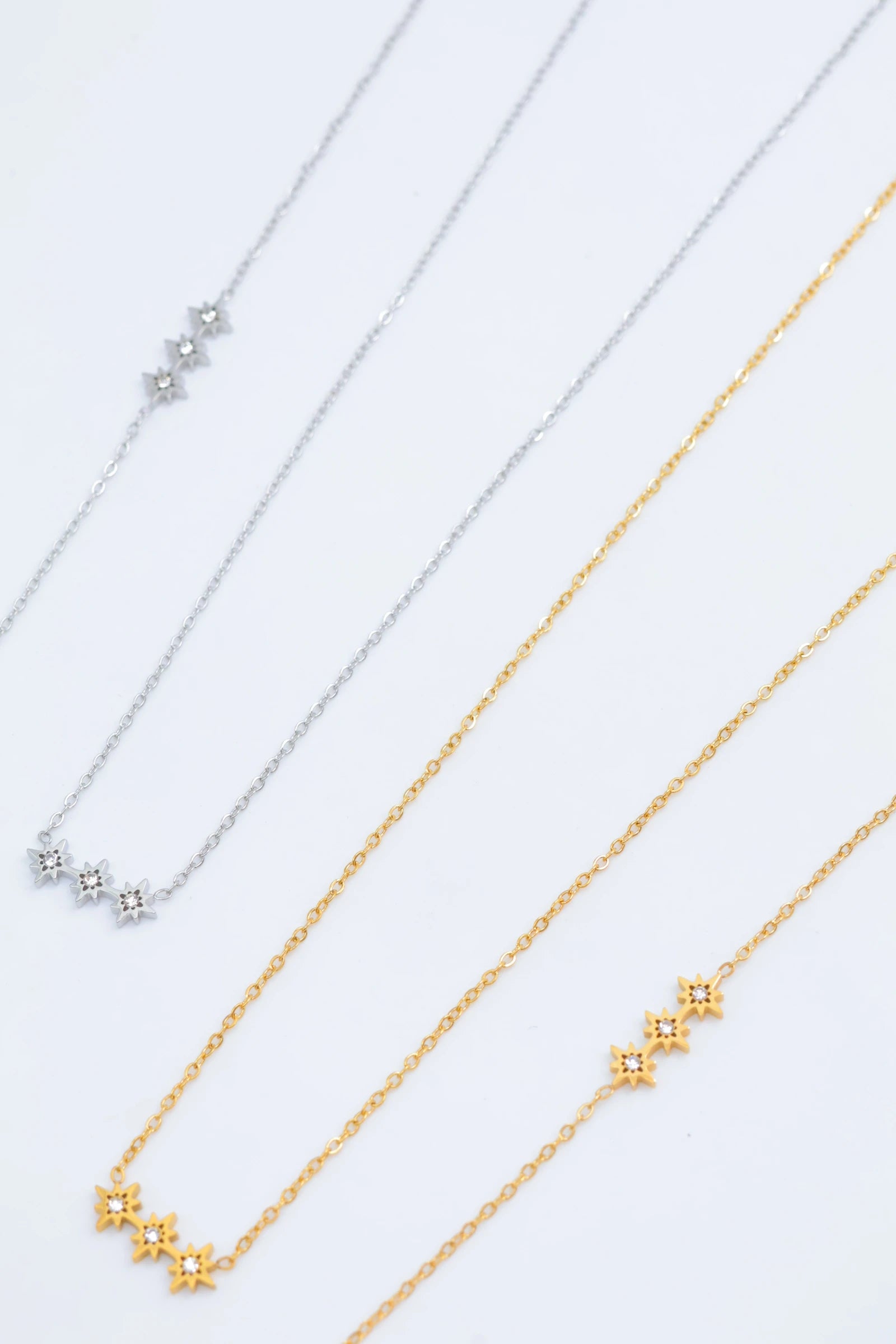 Parure de bijoux en acier inoxydable - DORÉ