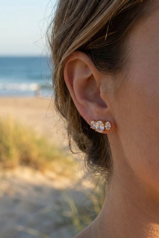 Boucles d’oreilles en acier inoxydable