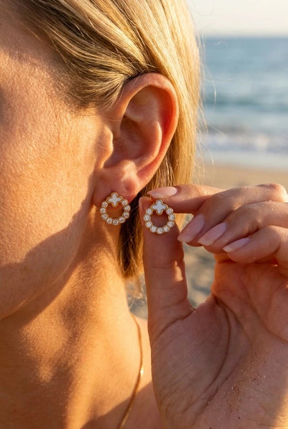 Boucles d’oreilles en acier inoxydable
