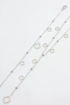 Parure de bijoux en acier inoxydable - ARGENT