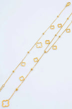 Parure de bijoux en acier inoxydable - DORÉ