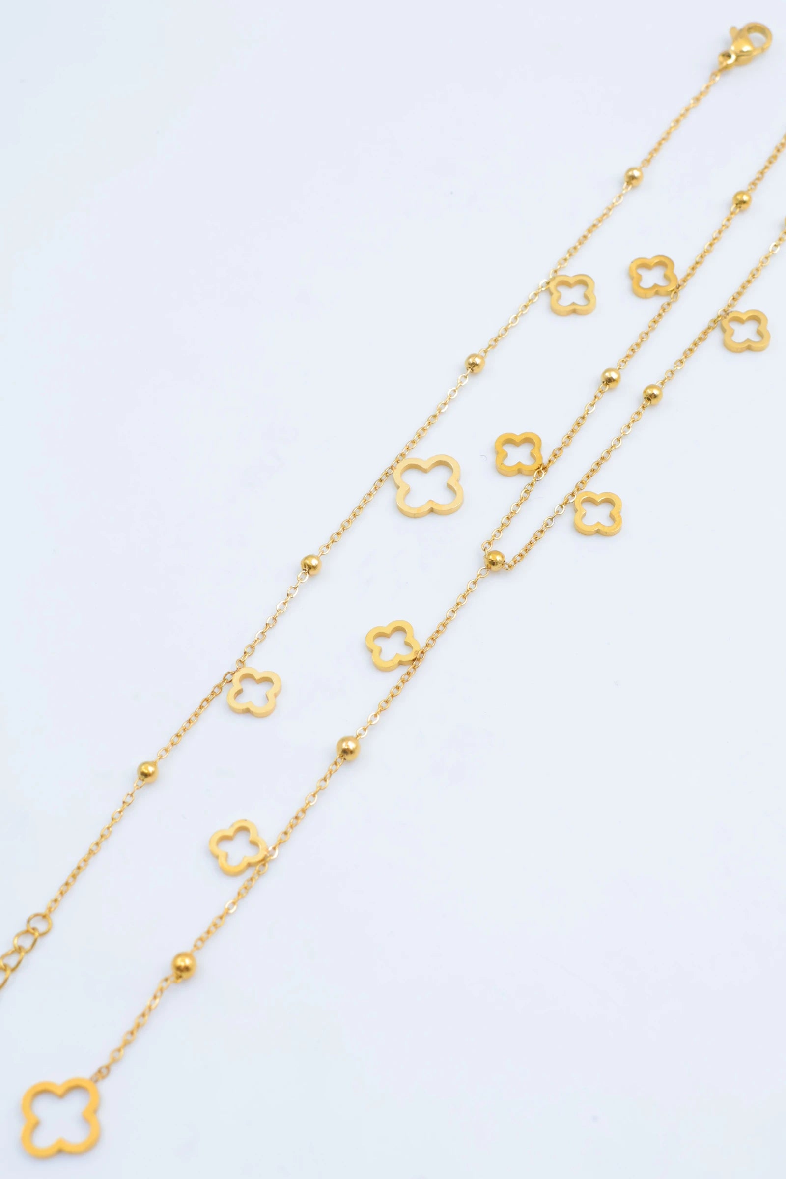 Parure de bijoux en acier inoxydable - DORÉ