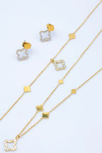 Parure de bijoux en acier inoxydable - DORÉ