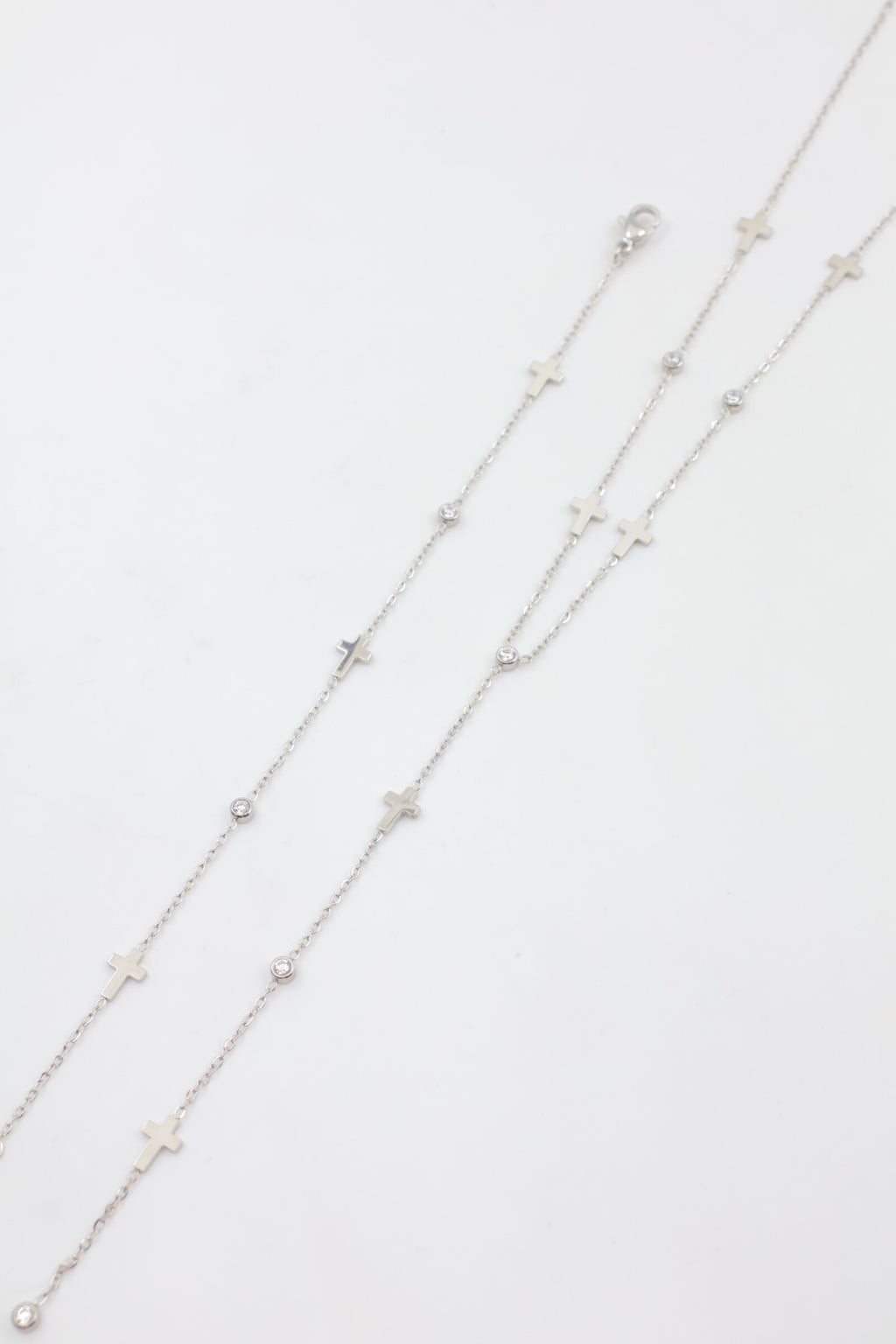 Parure de bijoux en acier inoxydable - ARGENT