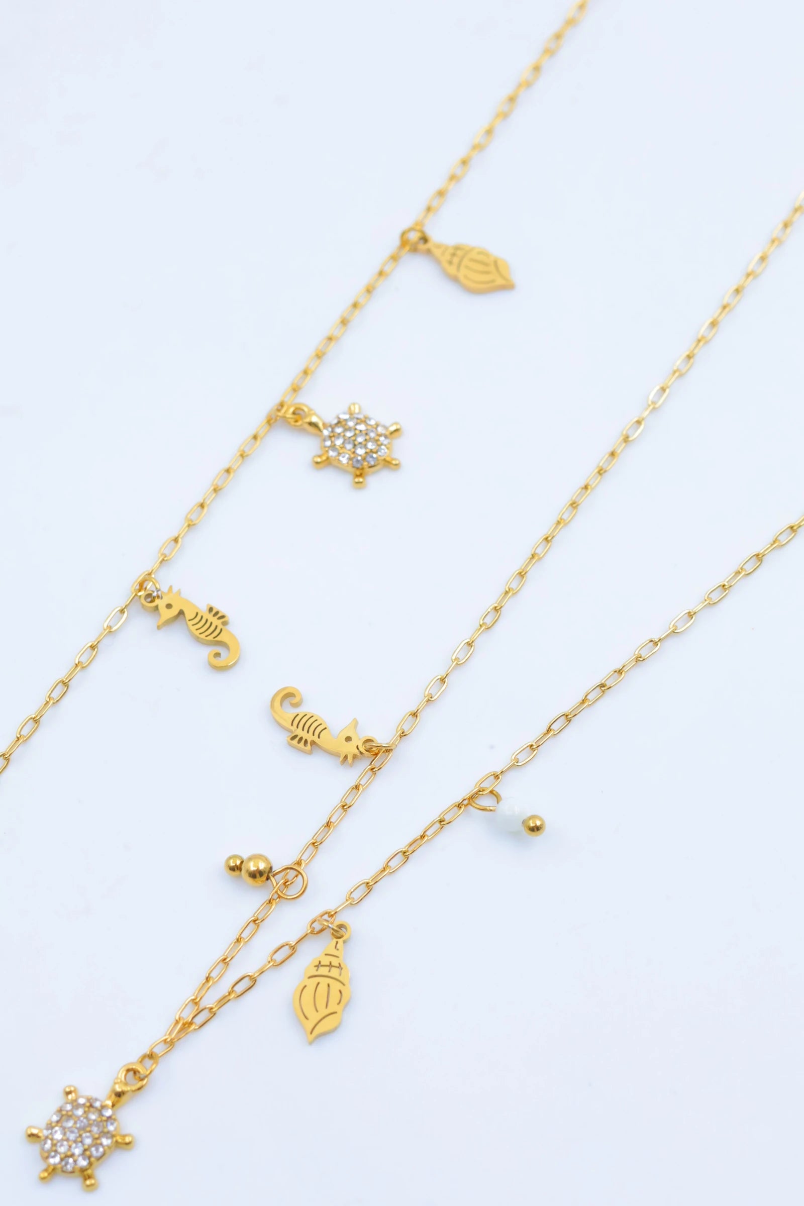 Parure de bijoux en acier inoxydable - DORÉ