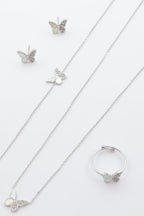 Parure de bijoux en acier inoxydable - ARGENT