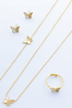 Parure de bijoux en acier inoxydable - DORÉ