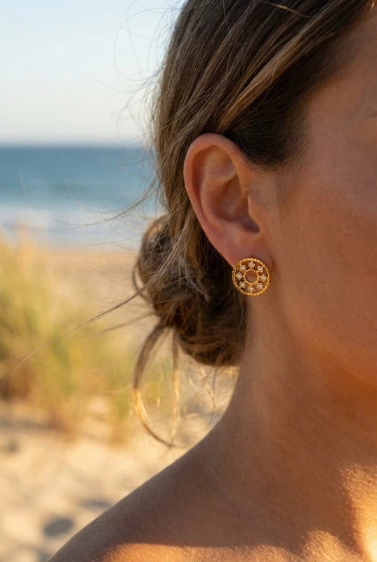 Boucles d’oreilles en acier inoxydable
