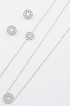 Parure de bijoux en acier inoxydable - ARGENT