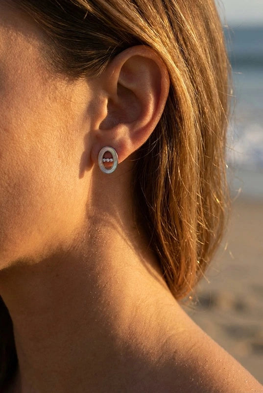 Boucles d’oreilles en acier inoxydable