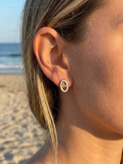 Boucles d’oreilles en acier inoxydable