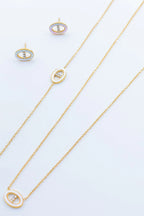 Parure de bijoux en acier inoxydable - DORÉ