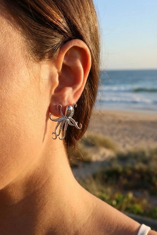 Boucles d’oreilles en acier inoxydable