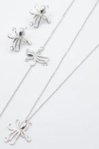 Parure de bijoux en acier inoxydable - ARGENT