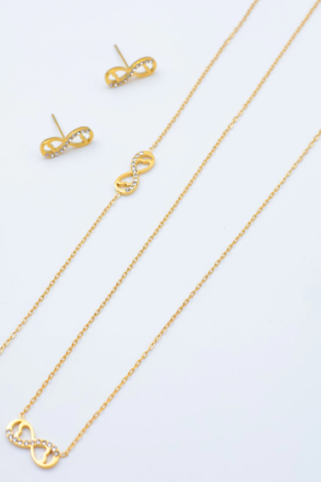 Parure de bijoux en acier inoxydable - DORÉ