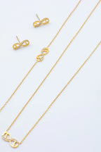 Parure de bijoux en acier inoxydable - DORÉ