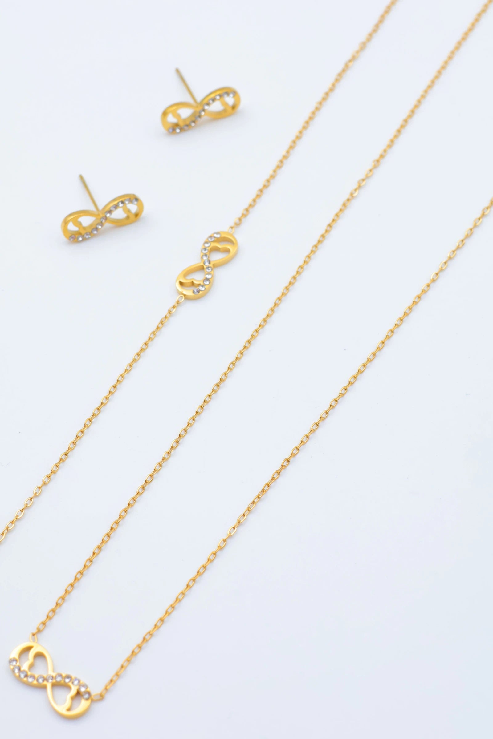 Parure de bijoux en acier inoxydable - DORÉ
