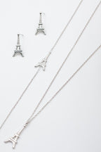 Parure de bijoux en acier inoxydable - ARGENT