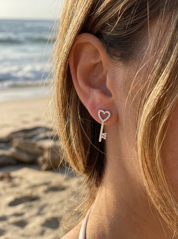 Boucles d’oreilles en acier inoxydable