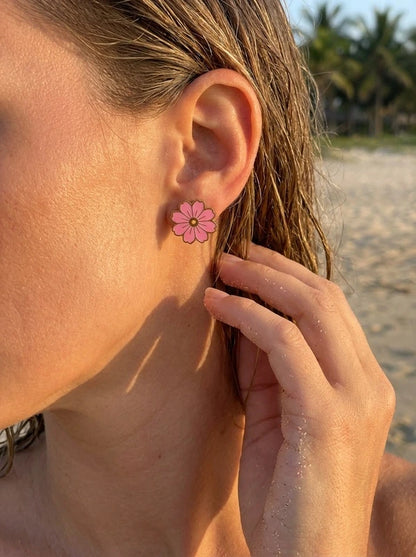 Boucles d’oreilles en acier inoxydable