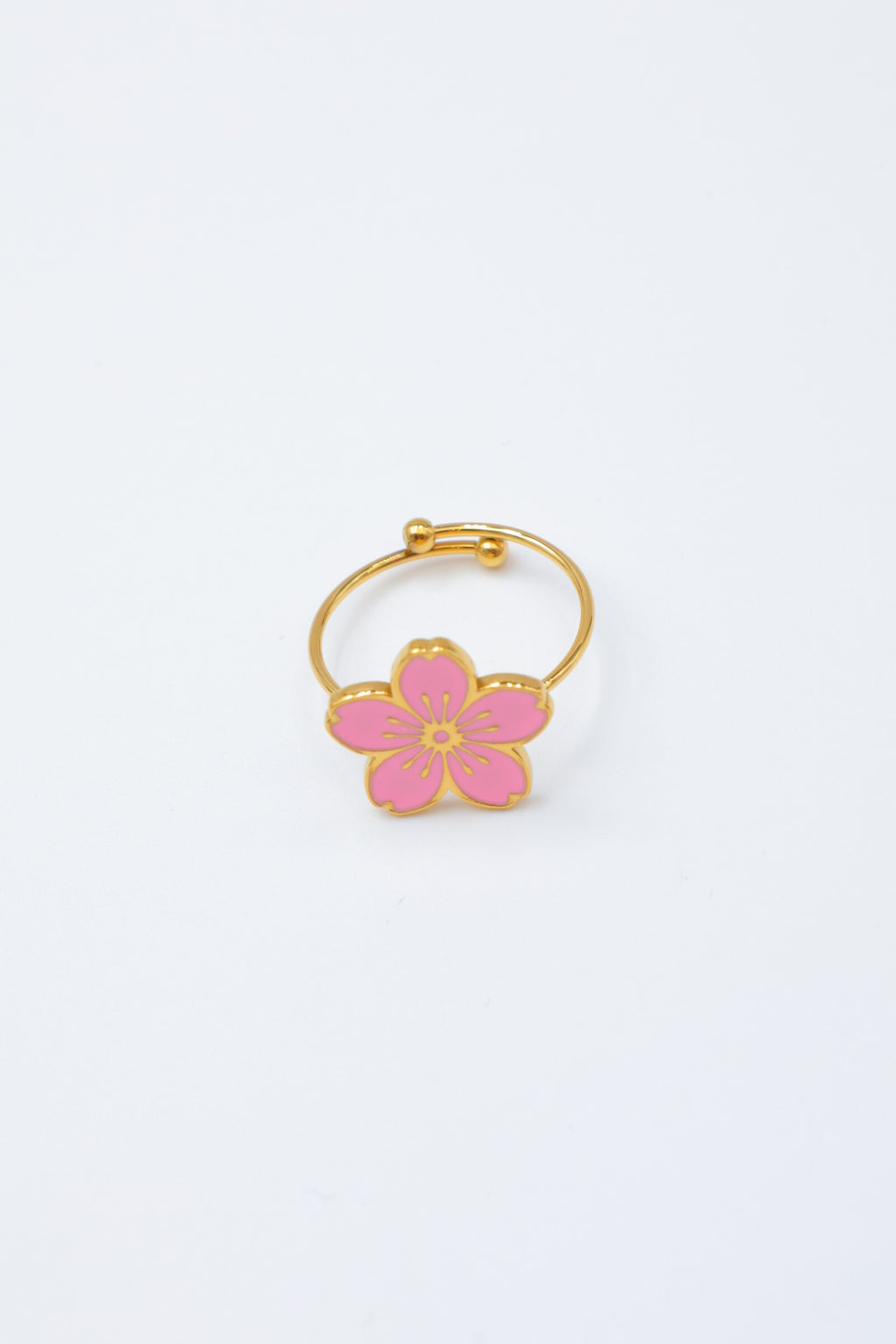 Bague ajustable en acier inoxydable - ROSE