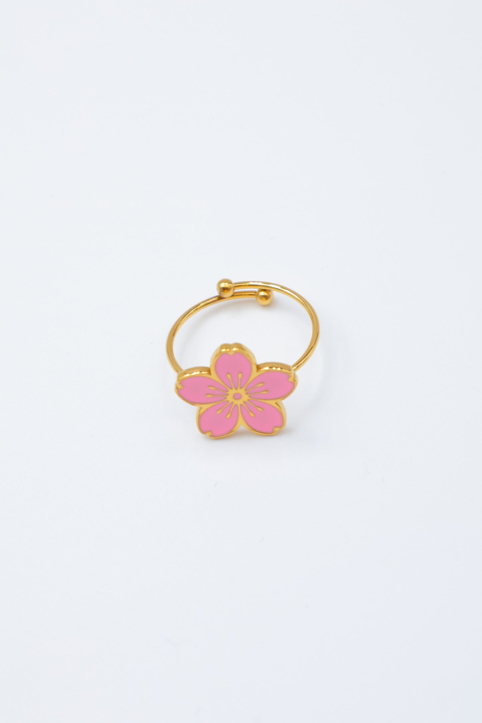 Bague ajustable en acier inoxydable - ROSE