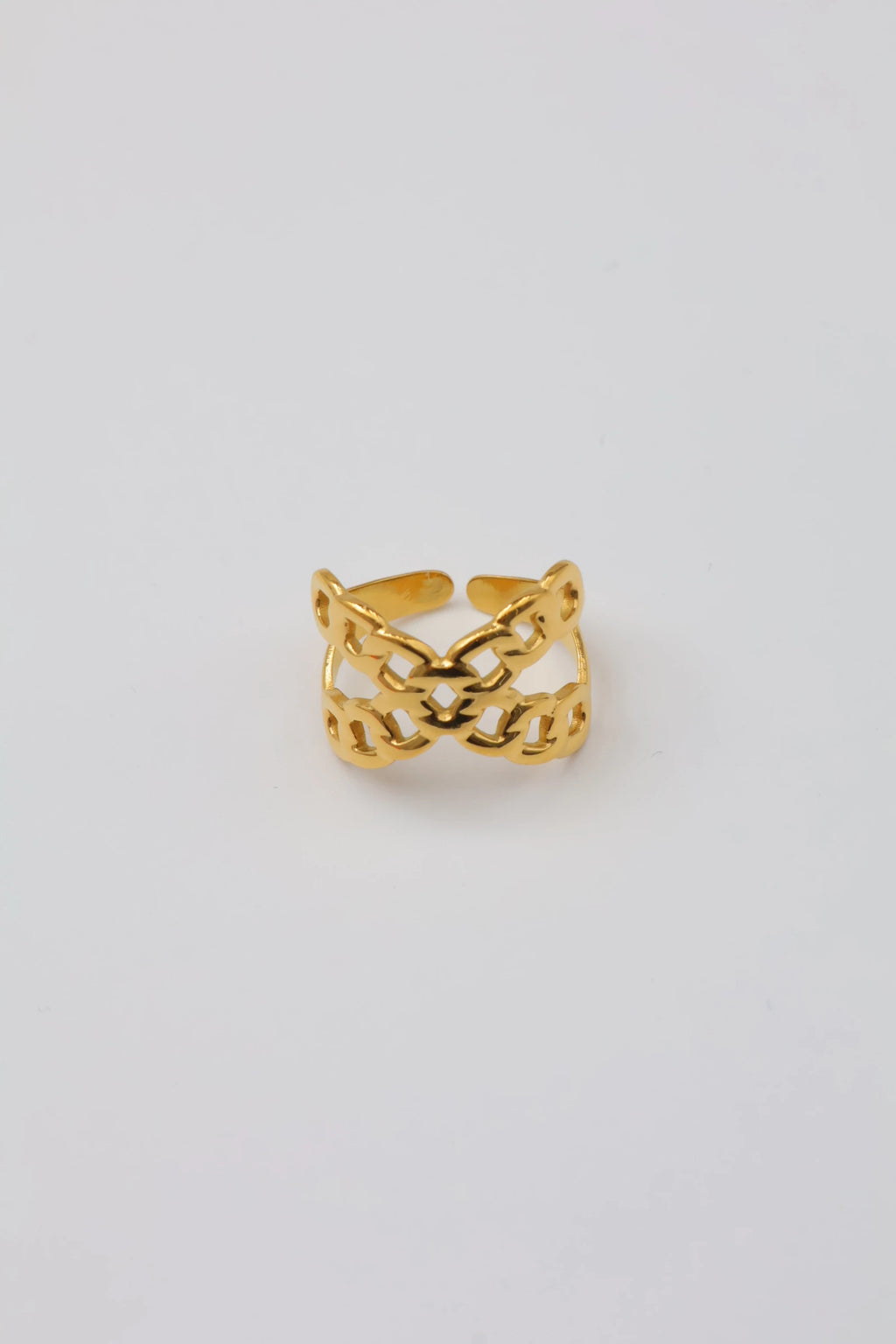 Bague ajustable en acier inoxydable - DORÉ