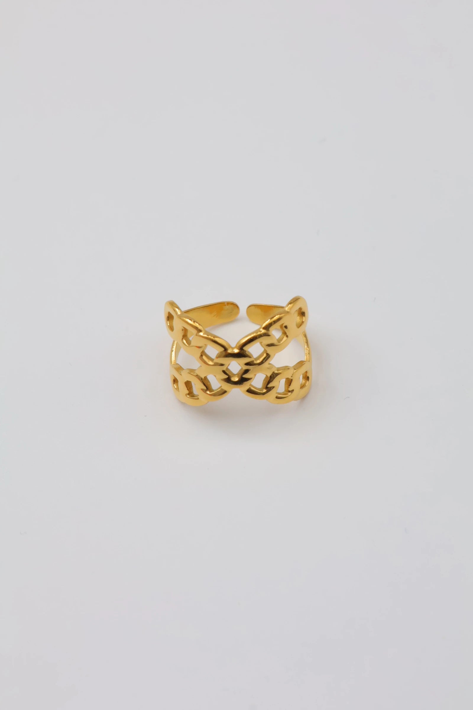 Bague ajustable en acier inoxydable - DORÉ