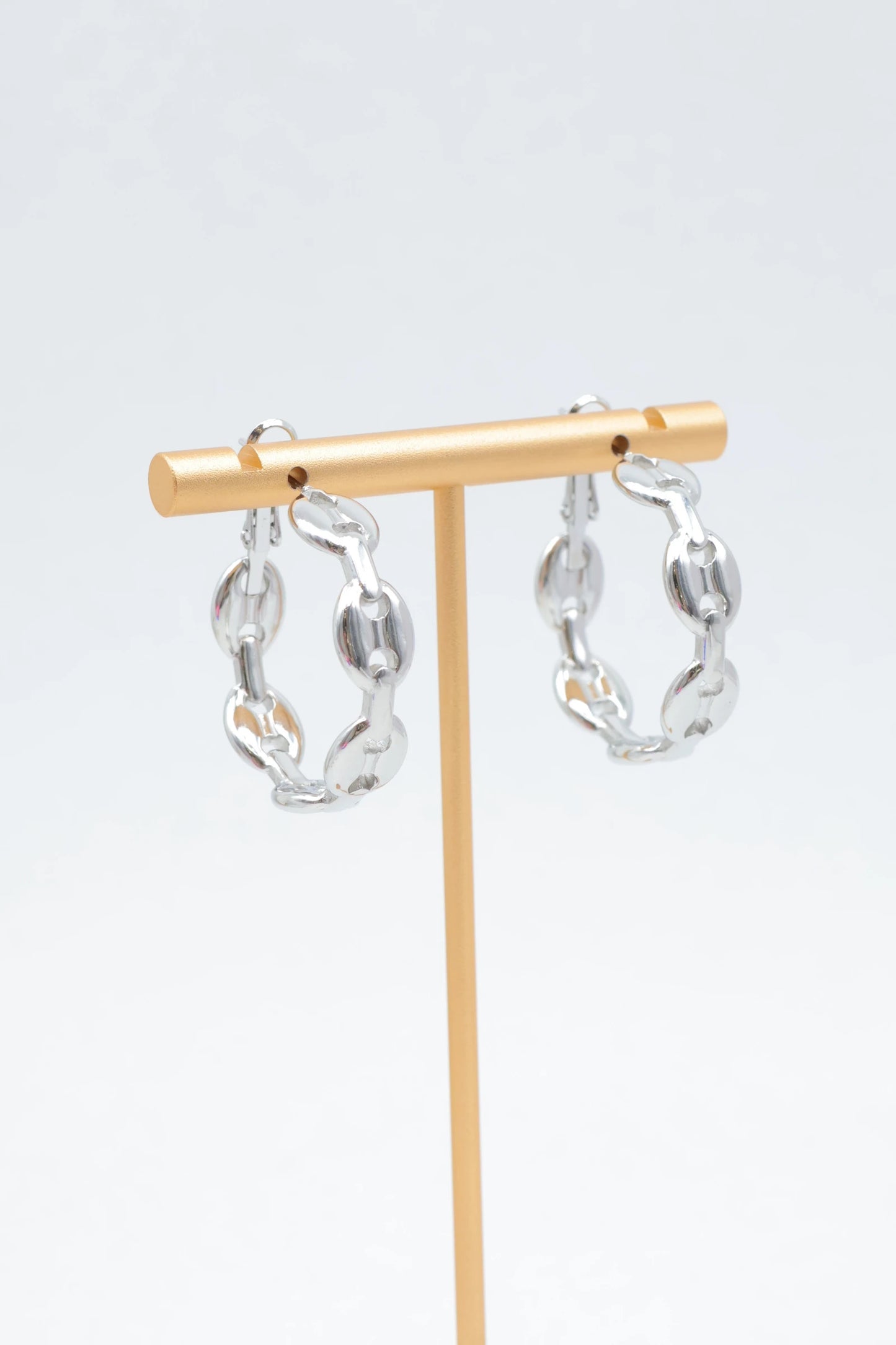 Boucles d’oreilles en acier inoxydable