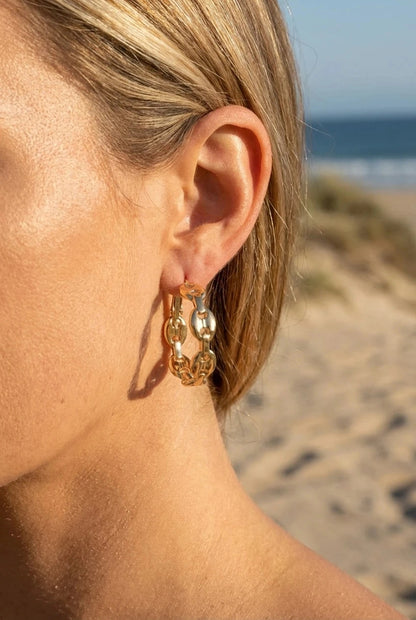Boucles d’oreilles en acier inoxydable