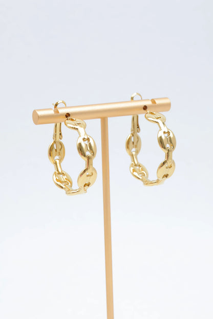 Boucles d’oreilles en acier inoxydable