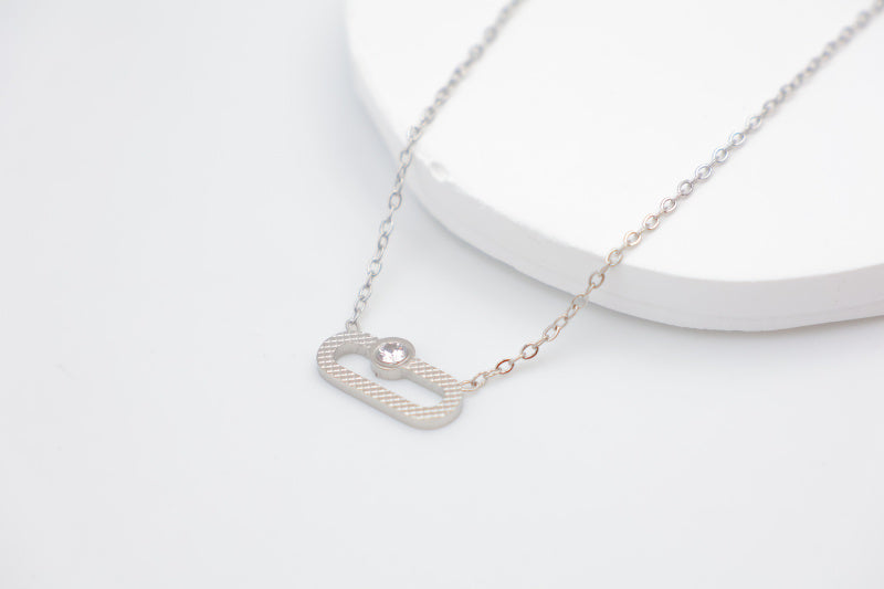 Collier en acier inoxydable - ARGENT