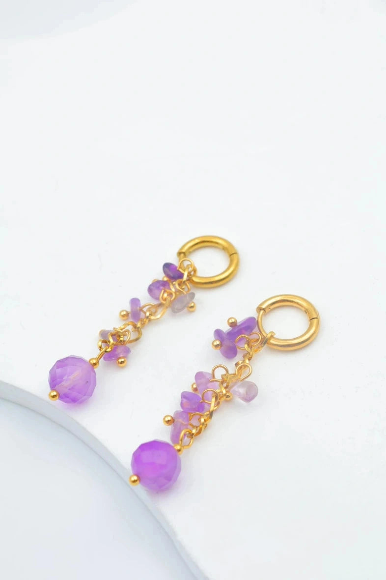 Boucles d’oreilles en acier inoxydable