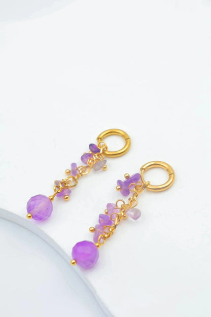 Boucles d’oreilles en acier inoxydable