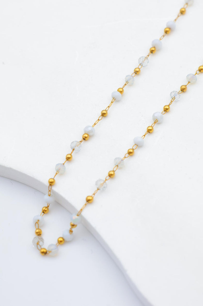 Collier en acier inoxydable - BLANC