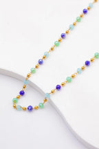 Collier en acier inoxydable - BLEU