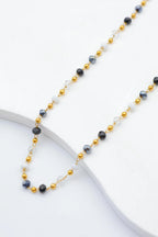 Collier en acier inoxydable - NOIR