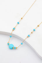 Collier en acier inoxydable - BLEU