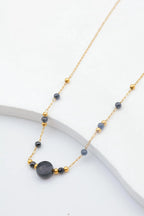 Collier en acier inoxydable - NOIR