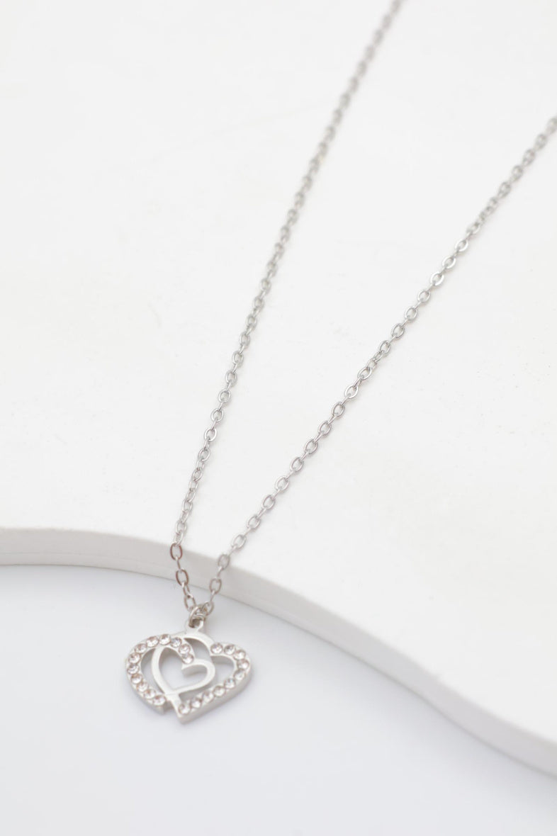 Collier en acier inoxydable - ARGENT