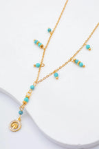 Collier en acier inoxydable - BLEU